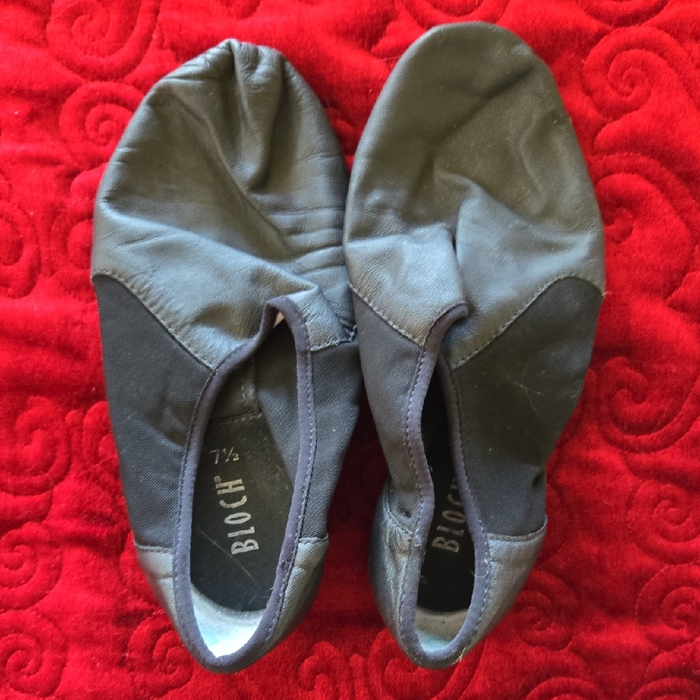 Bloch Women's Black Jazz Shoes , Leather